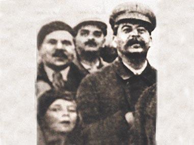 Оля Аросева и Иосиф Сталин